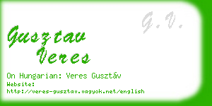 gusztav veres business card